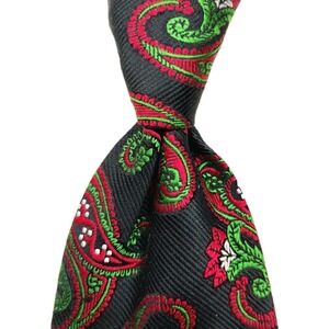 J Z Richards Tie Paisley Pattern Gallery Collection Multicolor All Silk 59 x 3⅝"